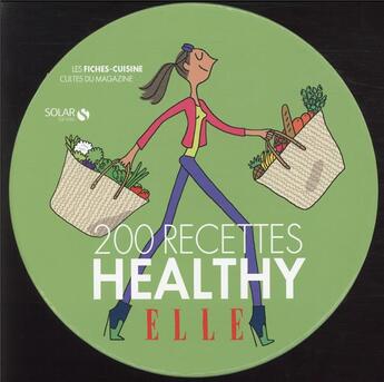 Couverture du livre « Elle mange healthy » de  aux éditions Solar