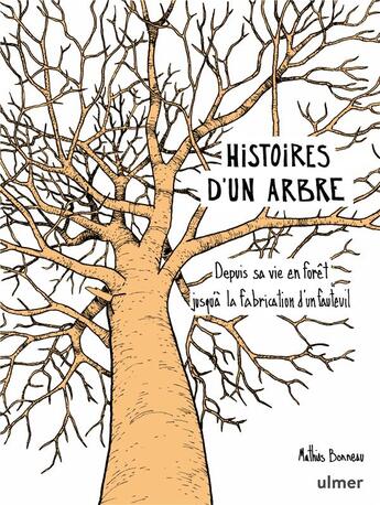 Couverture du livre « Histoire d'un arbre ; depuis sa vie en forêt jusqu'à la fabrication d'un fauteuil » de Mathias Bonneau aux éditions Eugen Ulmer