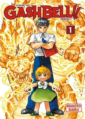 Couverture du livre « Gash bell!! - perfect edition Tome 1 » de Makoto Raiku aux éditions Meian