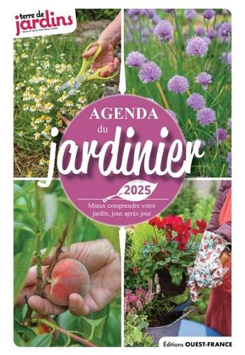 Couverture du livre « Agenda du jardinier (édition 2025) » de Thomas Alamy aux éditions Ouest France