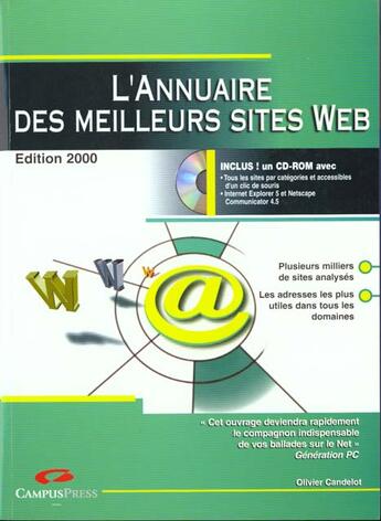 Couverture du livre « Annuaire Sites Web Automne/Hiver 1999 » de Deforges et Fouchard aux éditions Campuspress