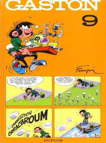 Couverture du livre « Gaston - édition spéciale Tome 9 » de Andre Franquin aux éditions Dupuis