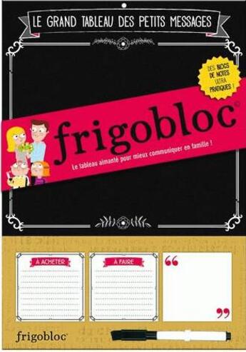 Couverture du livre « Frigobloc - le grand tableau des petits messages » de  aux éditions Play Bac