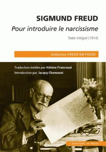 Couverture du livre « Pour introduire le narcissisme ; texte intégral (1914) » de  aux éditions In Press