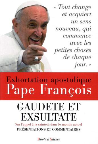 Couverture du livre « Sur la sainteté ; commentaires, réactions, débats » de  aux éditions Parole Et Silence