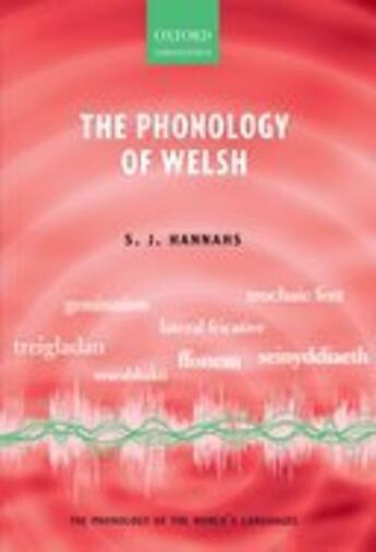 Couverture du livre « The Phonology of Welsh » de Hannahs S J aux éditions Oup Oxford