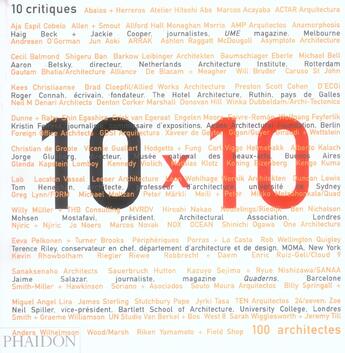 Couverture du livre « 10 x 10 br » de Constantinopoulos V. aux éditions Phaidon
