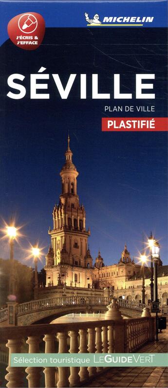 Couverture du livre « Seville - plan de ville plastifie » de Collectif Michelin aux éditions Michelin