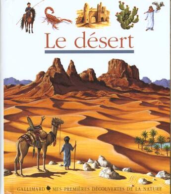 Couverture du livre « Le désert » de  aux éditions Gallimard-jeunesse