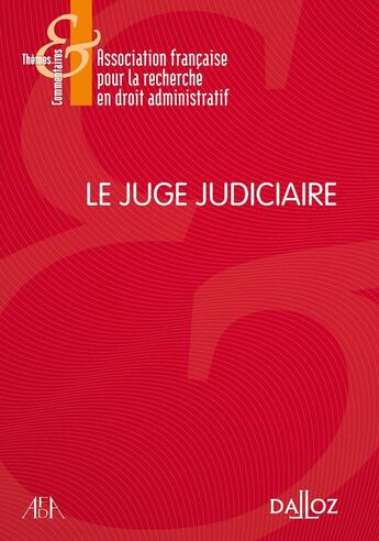 Couverture du livre « Le juge judiciaire » de  aux éditions Dalloz