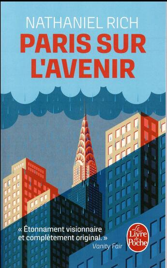 Couverture du livre « Paris sur l'avenir » de Nathaniel Rich aux éditions Le Livre De Poche