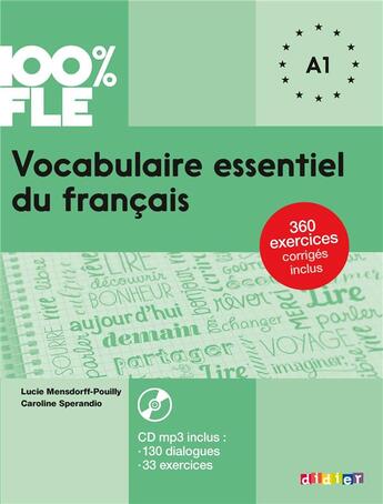 Couverture du livre « 100% FLE » de Mensdorff Lucie aux éditions Didier