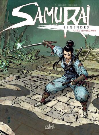 Couverture du livre « Samurai - légendes Tome 7 : l'île du yokaï noir » de Cristina Mormile et Jean-Francois Di Giorgio aux éditions Soleil