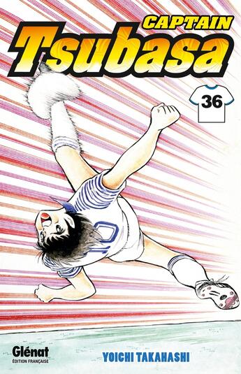 Couverture du livre « Captain Tsubasa Tome 36 » de Yoichi Takahashi aux éditions Glenat