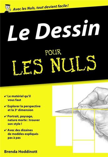 Couverture du livre « Le dessin pour les nuls » de Brenda Hoddinott aux éditions First