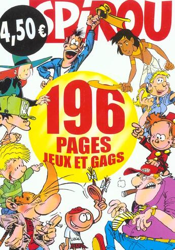 Couverture du livre « Spirou magazine ; spécial hiver 2001 » de  aux éditions Dupuis