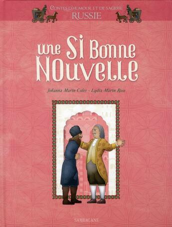 Couverture du livre « Une si bonne nouvelle » de Johanna Marin Coles aux éditions Sarbacane