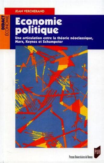 Couverture du livre « Économie politique » de Jean Vercherand aux éditions Pu De Rennes