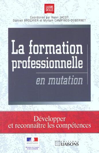 Couverture du livre « Formation professionnelle en mutation » de Campinos aux éditions Liaisons