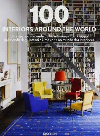 Couverture du livre « Ju-100 interiors around the world - italien, espagnol, portugais - coffret 2 volumes » de  aux éditions Taschen