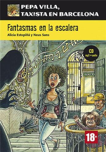 Couverture du livre « Fantasmas en la escalera » de Neus Sans aux éditions La Maison Des Langues