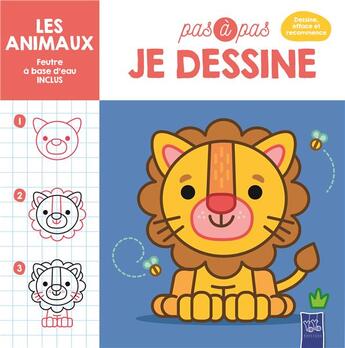 Couverture du livre « Les animaux dessiner effacer » de  aux éditions Yoyo Books