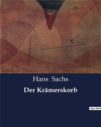 Couverture du livre « Der Krämerskorb » de Hans Sachs aux éditions Culturea