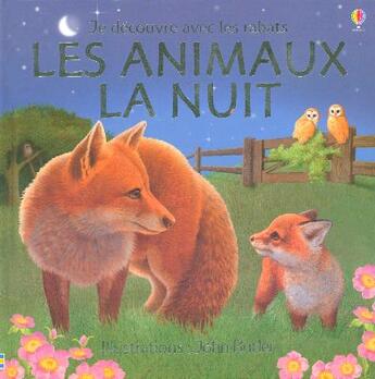 Couverture du livre « Animaux la nuit » de Smith/Butler aux éditions Usborne