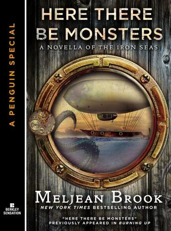 Couverture du livre « Here There Be Monsters » de Meljean Brook aux éditions Penguin Group Us