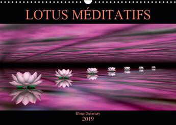 Couverture du livre « La beaute des fleurs de lotus » de Elena Duvernay aux éditions Calvendo