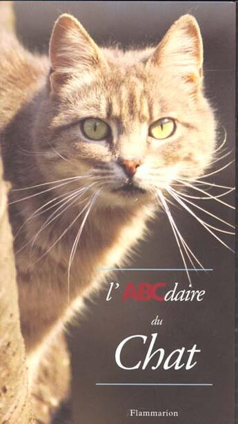 Couverture du livre « L'abcdaire du chat » de Le Pape/Laroche aux éditions Flammarion