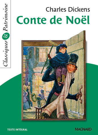 Couverture du livre « Conte de Noël » de Charles Dickens aux éditions Magnard