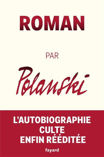 Couverture du livre « Roman par Polanski » de Roman Polanski aux éditions Fayard