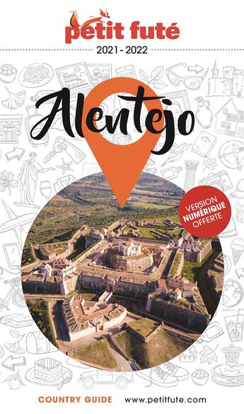 Couverture du livre « GUIDE PETIT FUTE ; COUNTRY GUIDE : Alentejo (édition 2022/2023) » de Collectif Petit Fute aux éditions Le Petit Fute