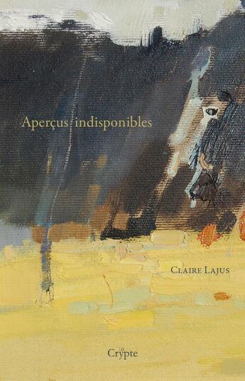 Couverture du livre « Aperçus indisponibles » de Claire Lajus aux éditions De La Crypte