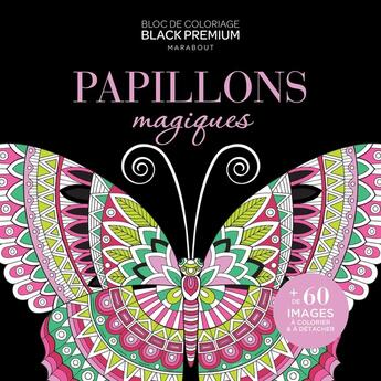 Couverture du livre « Papillons magiques » de  aux éditions Marabout