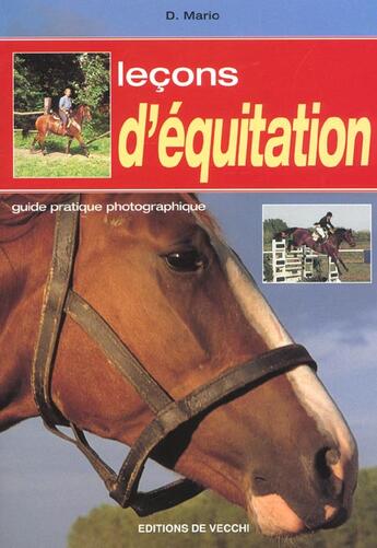 Couverture du livre « Lecons d'equitation » de  aux éditions De Vecchi