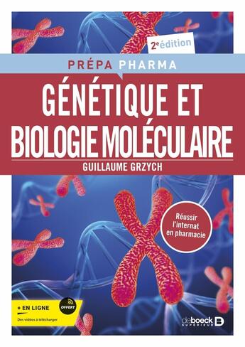 Couverture du livre « Génétique et biologie moléculaire » de Guillaume Grzych aux éditions De Boeck Superieur