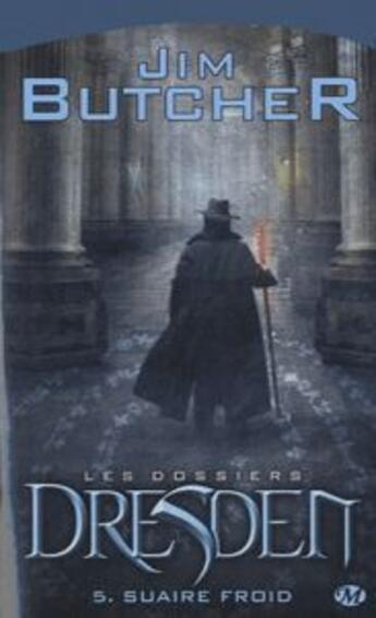 Couverture du livre « Les dossiers Dresden T.5 ; suaire froid » de Jim Butcher aux éditions Bragelonne