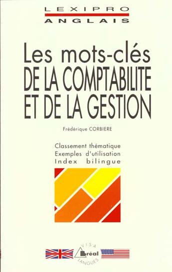 Couverture du livre « Lexipro anglais compta-gestion » de Corbiere aux éditions Breal