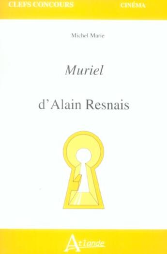 Couverture du livre « MURIEL » de Marie-Michel aux éditions Atlande Editions