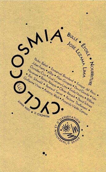 Couverture du livre « REVUE CYCLOCOSMIA N.2 ; José Lezama Lima » de  aux éditions Minuscule