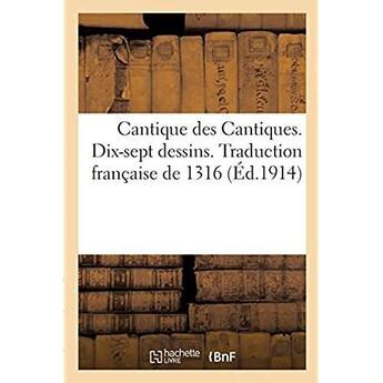 Couverture du livre « Cantique des Cantiques. Dix-sept dessins de George Barbier sur le Cantique des Cantiques : Traduction française de 1316 » de Barbier George aux éditions Hachette Bnf