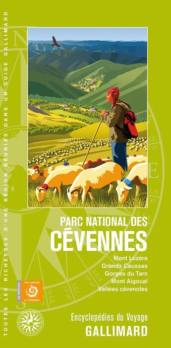 Couverture du livre « Parc national des Cévennes : Mont Lozère, grands causses, gorges du Tarn, mont Aigoual, vallées cévenoles » de Collectif Gallimard aux éditions Gallimard-loisirs