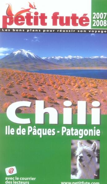 Couverture du livre « Chili, île de pâques, patagonie (édition 2007) » de  aux éditions Le Petit Fute