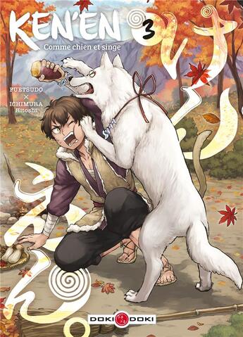 Couverture du livre « Ken'en ; comme chien et singe Tome 3 » de Hitoshi Ichimura et Fuetsudo aux éditions Bamboo