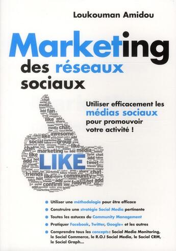 Couverture du livre « Marketing des réseaux sociaux » de Loukouman Amidou aux éditions Ma