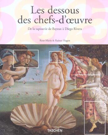 Couverture du livre « Les dessous des chefs-d'oeuvre ; de la tapisserie de Bayeux à Diego Rivera » de  aux éditions Taschen