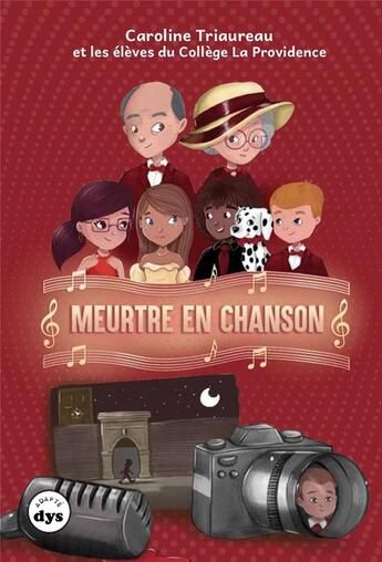 Couverture du livre « Meurtre en chanson » de Caroline Triaureau et Mlle Redmist aux éditions La Marmite A Mots