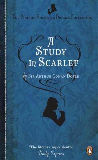 Couverture du livre « Sherlock Holmes Tome 1 ; a study in Scarlet » de Arthur Conan Doyle aux éditions Adult Pbs